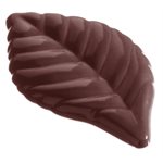 POLYCARBONATE MOLD LEAF CARAQUE 27.5X13.5X2.4CM