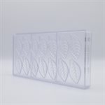 POLYCARBONATE MOLD LEAF CARAQUE 27.5X13.5X2.4CM