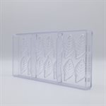 POLYCARBONATE MOLD LEAF CARAQUE 27.5X13.5X2.4CM