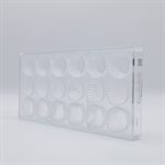 POLYCARBONATE MOLD CUVETTE 27.5X13.5X2.4CM
