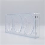 POLYCARBONATE MOLD EGG CROCO 118MM 27.5X13.5X4CM