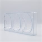 POLYCARBONATE MOLD EGG CROCO 118MM 27.5X13.5X4CM