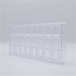 POL.MLD RECTANGLE LOZENGE 27.5X13.5X2.4CM