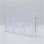 POLYCARBONATE MOLD HARE ANDRÉ 27.5X13.5X2.4CM