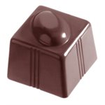 POLYCARBONATE MOLD COFFEE BEAN LARGE 27.5X13.5X3CM