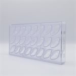 POLYCARBONATE MOLD FRENCH LILY 27.5X13.5X2.4CM
