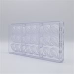 POLYCARBONATE MOLD FRENCH LILY 27.5X13.5X2.4CM