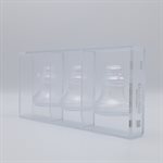 POLYCARBONATE MOLD BELL 72MM 27.5X13.5X3.5CM