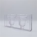 POLYCARBONATE MOLD BELL 105MM 27.5X10.985X5CM