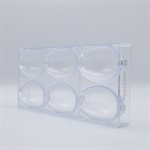 POLYCARBONATE MOLD EGG SMOOTH 88MM 27.5X13.5X3.2CM