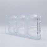 POLYCARBONATE MOLD EGG SMOOTH 88MM 27.5X13.5X3.2CM
