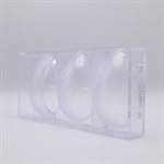 POLYCARBONATE MOLD EGG SMOOTH 118MM 27.5X13.5X4CM