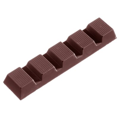 POLYCARBONATE MOLD BAR LINED 27.5X13.5X2.4CM