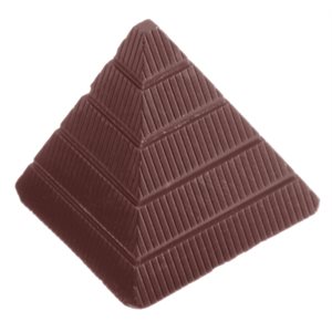 POLYCARBONATE MOLD PYRAMID 27.5X13.5X3.5CM
