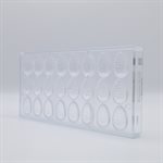 POLYCARBONATE MOLD EGG CROCO 27.5X13.5X2.4CM