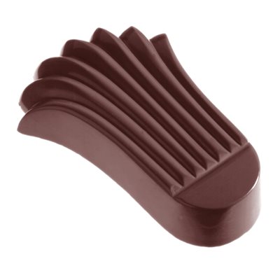 POLYCARBONATE MOLD ACANTHUS 27.5X13.5X2.4CM