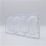 POLYCARBONATE MOLD ACANTHUS 27.5X13.5X2.4CM