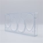 POLYCARBONATE MOLD EGG TRUNK 100MM 27.5X13.5X3.5CM