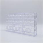 POLYCARBONATE MOLD CARRE FANTASY 27.5X13.5X2.4CM