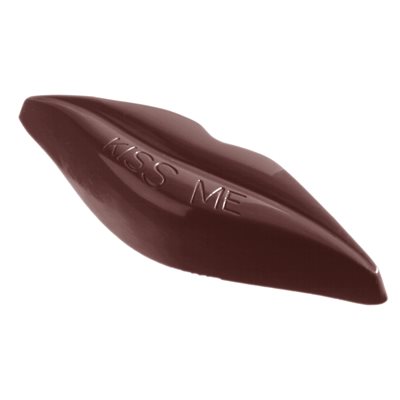 POLYCARBONATE MOLD LIPS KISS ME 27.5X13.5X2.4CM