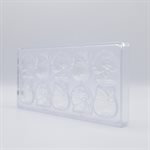 POLYCARBONATE MOLD OWL DOG 2 FIG 27.5X13.5X2.4CM