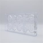 POLYCARBONATE MOLD FLOWERS ASORTI 27.5X13.5X2.4CM