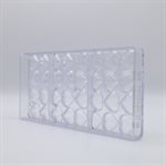 POLYCARBONATE MOLD HEART 4X8 27.5X13.5X2.4CM