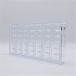 POLYCARBONATE MOLD TABLET LINED 27.5X13.5X2.4CM