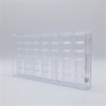 POLYCARBONATE MOLD TABLET LINED 27.5X13.5X2.4CM