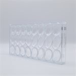 POLYCARBONATE MOLD EGG SMOOTH 27.5X13.5X2.4CM
