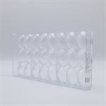 POLYCARBONATE MOLD EGG SMOOTH 27.5X13.5X2.4CM
