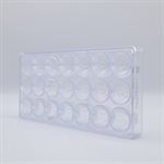 POLYCARBONATE MOLD PUDDING 35X25MM 27.5X13.5X2.8CM