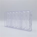 POLYCARBONATE MOLD ORANGE SLICE 27.5X13.5X2.4CM