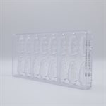 POLYCARBONATE MOLD PINETREE 27.5X13.5X2.4CM