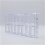 POLYCARBONATE MOLD BAR 27.5X13.5X2.4CM