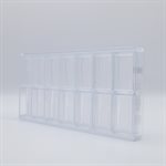POLYCARBONATE MOLD TABLET 27.5X13.5X2.4CM