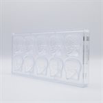 POLYCARBONATE MOLD OWL 27.5X13.5X2.4CM
