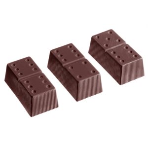 POLYCARBONATE MOLD DOMINO 27.5X13.5X2.4CM