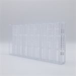 POLYCARBONATE MOLD DOMINO 27.5X13.5X2.4CM