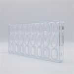 POLYCARBONATE MOLD FRENCH OVAL 27.5X13.5X2.4CM