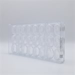 POLYCARBONATE MOLD FRENCH OVAL 27.5X13.5X2.4CM