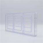 POLYCARBONATE MOLD TABLET 27.5X13.5X2.4CM