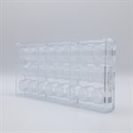 POLYCARBONATE MOLD CUP OCTAGONAL 27.5X13.5X3CM