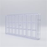 POLYCARBONATE MOLD SMALL BLOCK 27.5X13.5X2.4CM