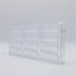 POLYCARBONATE MOLD ASPARAGUS 27.5X13.5X2.4CM