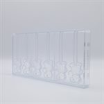 POLYCARBONATE MOLD LOLLYPOP BEAR 27.5X13.5X2.4CM