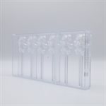 POLYCARBONATE MOLD LOLLYPOP BEAR 27.5X13.5X2.4CM