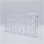 POLYCARBONATE MOLD CARAQUE STAR 27.5X13.5X2.4CM