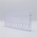 POLYCARBONATE MOLD TOURELLE 27.5X13.5X2.4CM