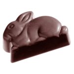 POLYCARBONATE MOLD RABBIT 27.5X13.5X2.4CM
